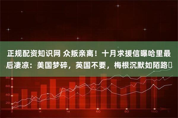 正规配资知识网 众叛亲离！十月求援信曝哈里最后凄凉：美国梦碎，英国不要，梅根沉默如陌路​